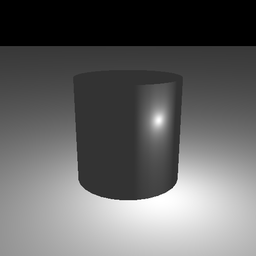 Close Lit Cylinder